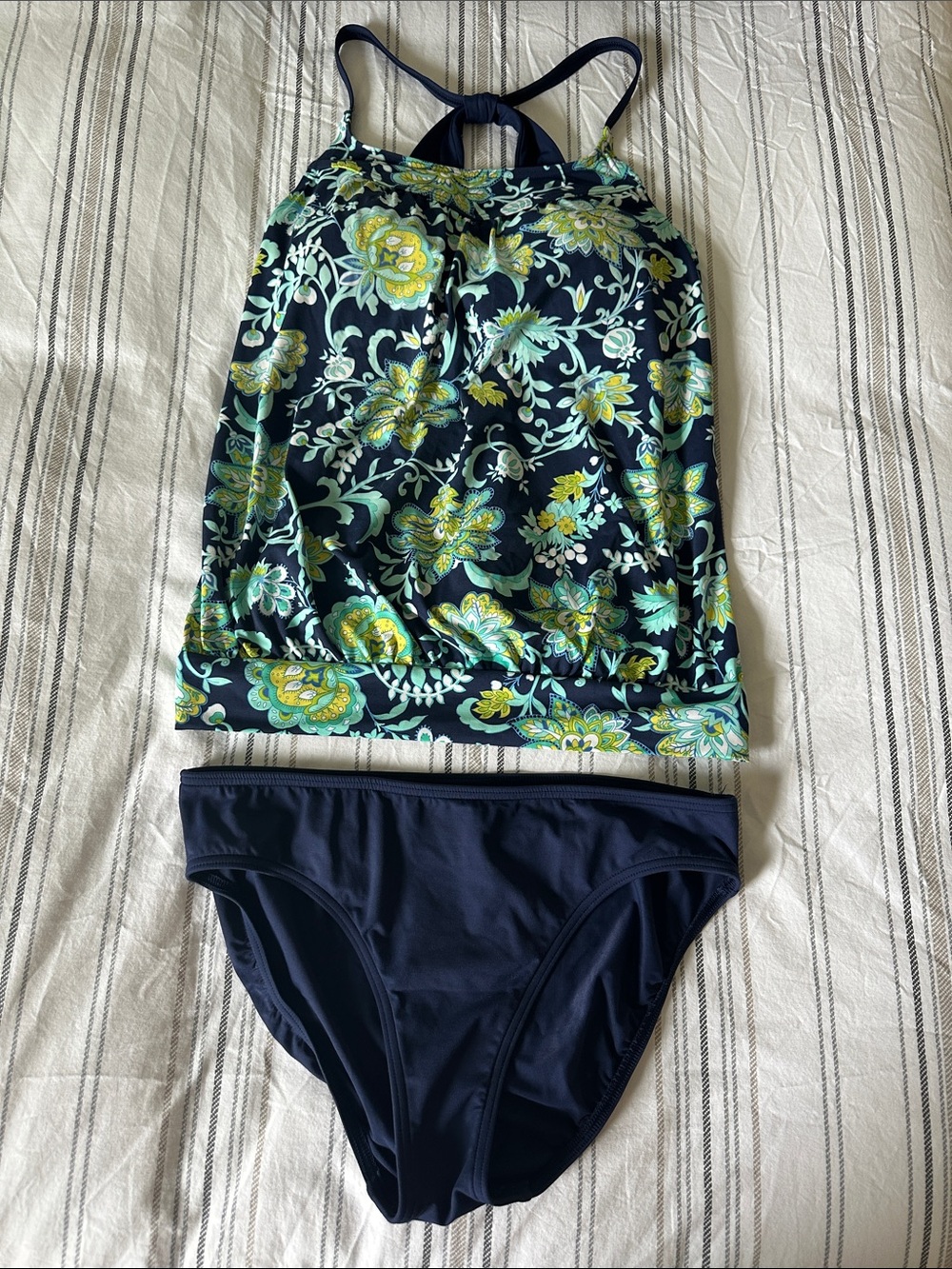 Lands' End Navy Swimwear Bottoms